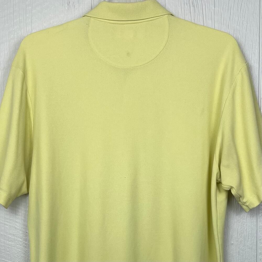Tommy Bahama Polo Shirt Mens XL Embroidery Logo Yellow Casual Short Sleeve - Picture 6 of 6